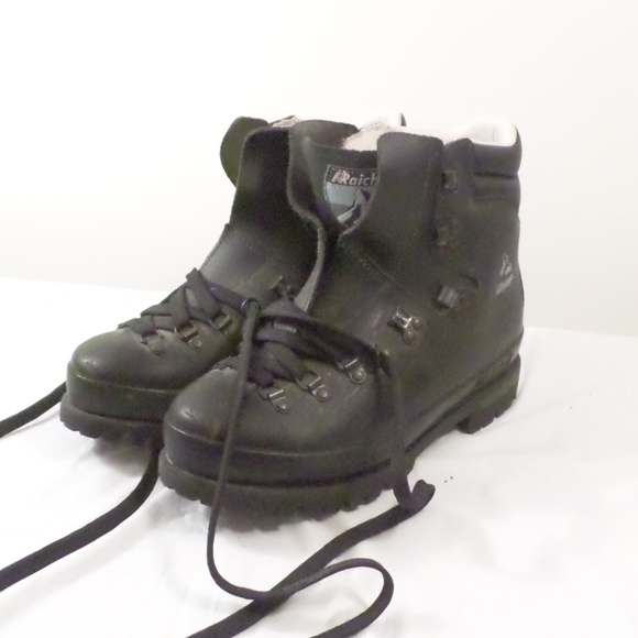 Raichle Black Angle High Hiking Boots 9 *DEADSTOCK* - Picture 1 of 7